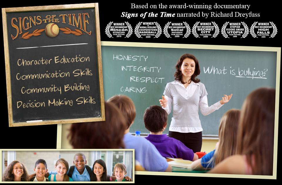 Signs of the Time Activities: Character Education, Communication Skills, Community Building, & Decision Making Skills. Click to view official trailer.